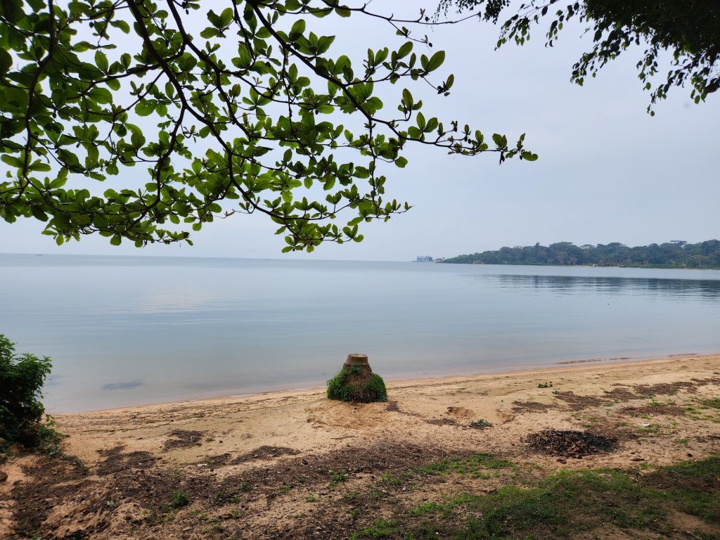 A beach on Lake Victoria, Entebbe