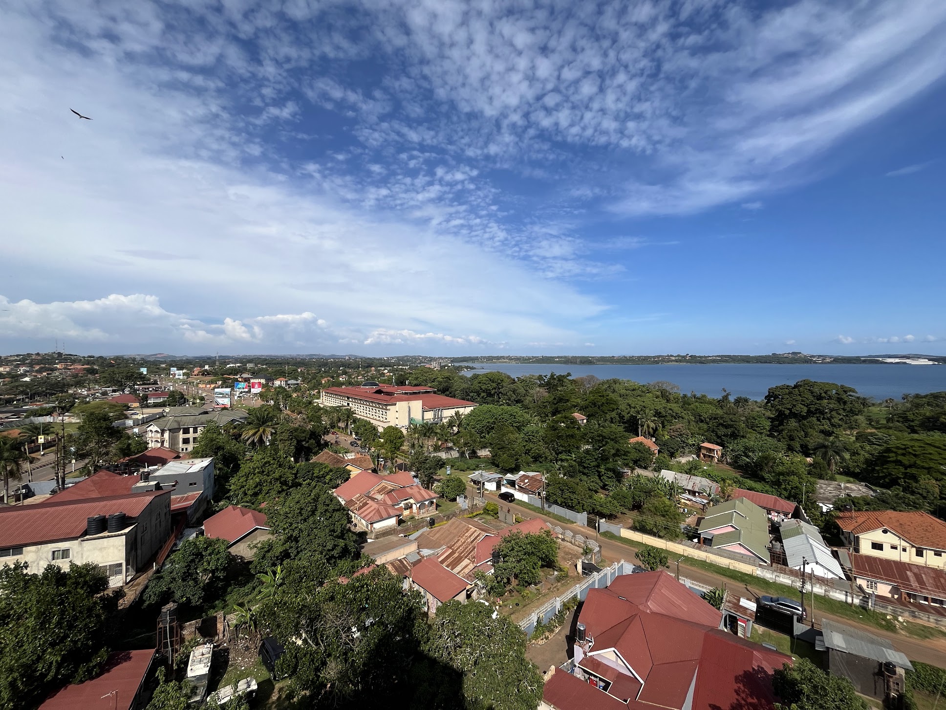 Entebbe, Uganda from a rooftop